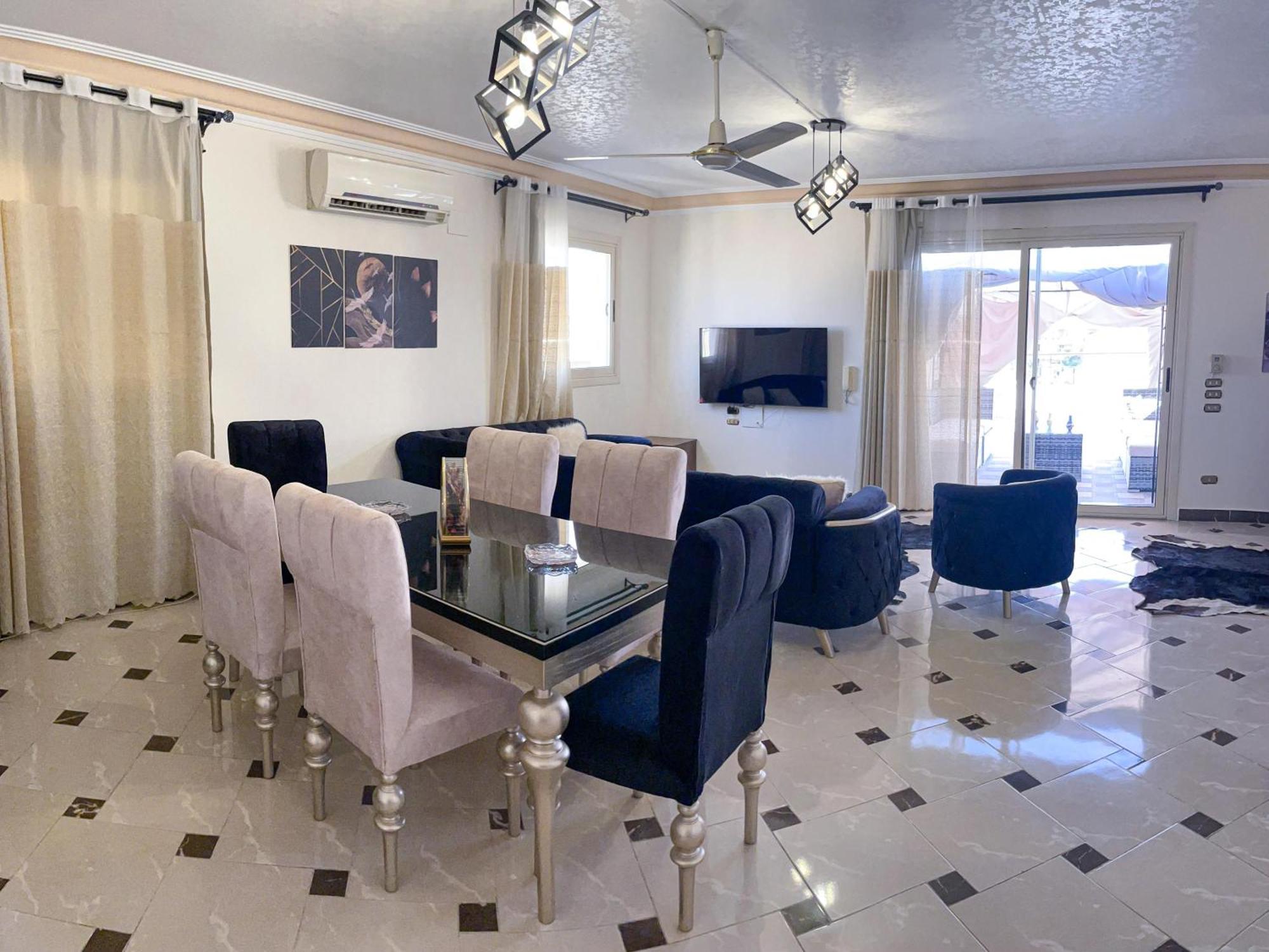 2Bd Apartment In A Rooftop With A Private Terrace Cairo Exterior foto